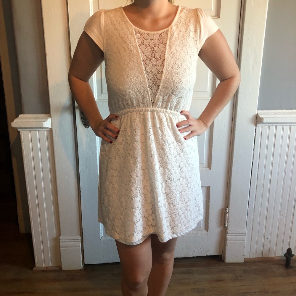 EmmeLee Dress with Lace. Size M.